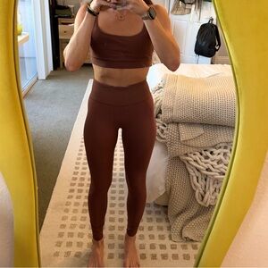 Vuori Marroon Set ribbed